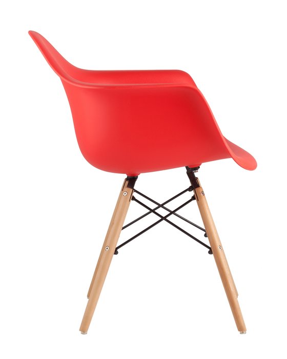 Стул с подколотниками красного цвета - лучшие Обеденные стулья в INMYROOM