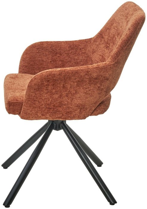 Стул Nuri поворотный терракотового цвета - купить Обеденные стулья по цене 12300.0