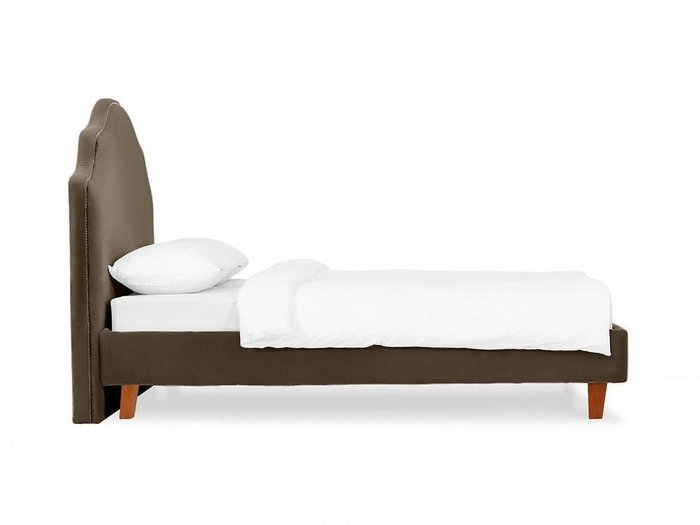 Кровать Queen II Victoria L 160х200 серо-коричневого цвета - лучшие Кровати для спальни в INMYROOM