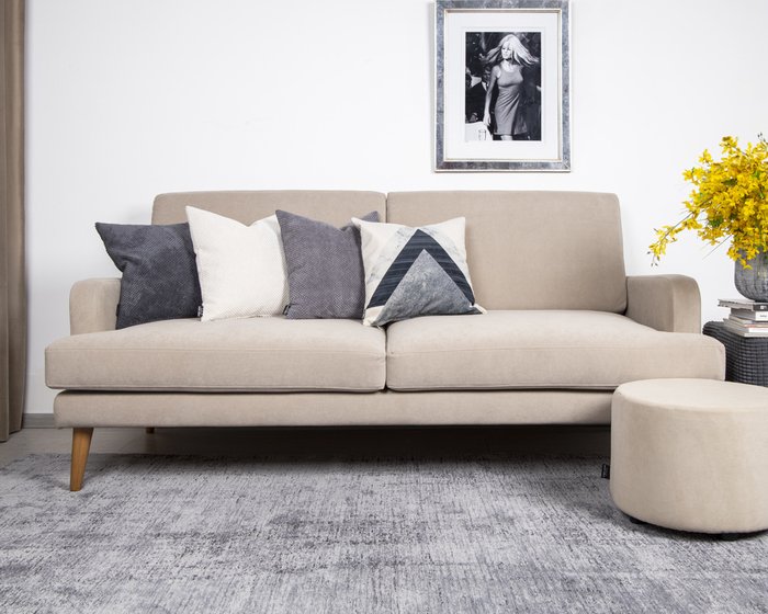 Декоративная подушка Citus grafit серого цвета - купить Декоративные подушки по цене 1302.0