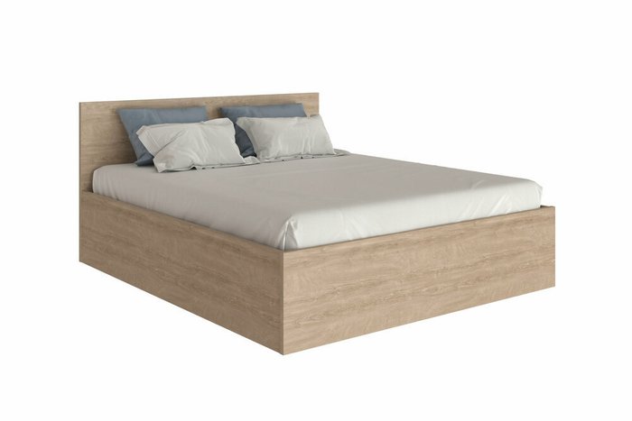 Кровать Анастасия 180x190 цвета дуб роше с подъемным механизмом - купить Кровати для спальни по цене 42076.0