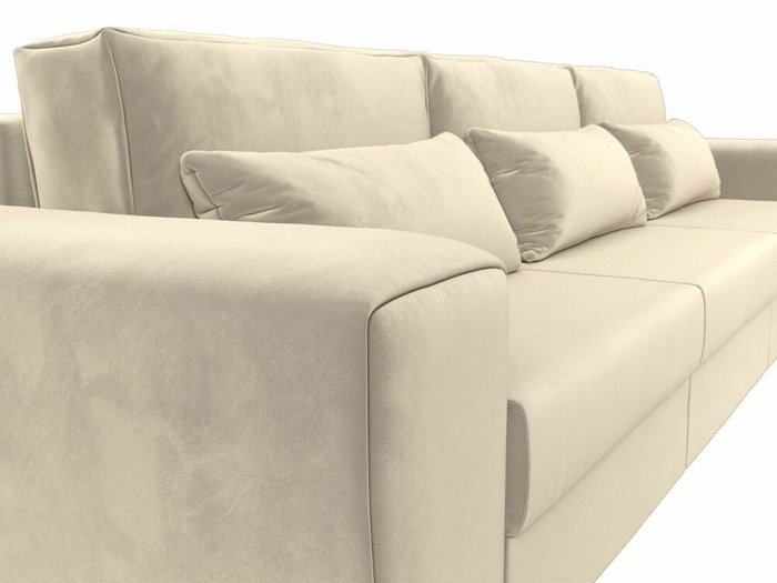  Прямой диван-кровать Лига 008 Long бежевого цвета - лучшие Прямые диваны в INMYROOM