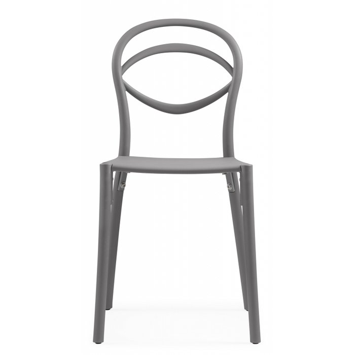 Обеденный стул Simple серого цвета - купить Обеденные стулья по цене 3970.0