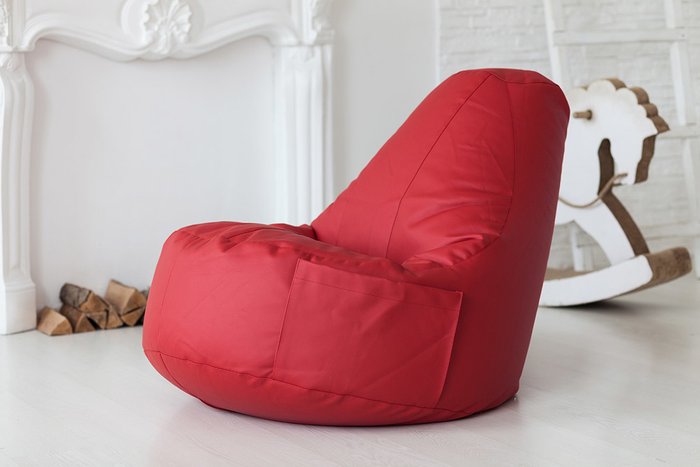 Кресло Комфорт красного цвета - купить Бескаркасная мебель по цене 7599.0