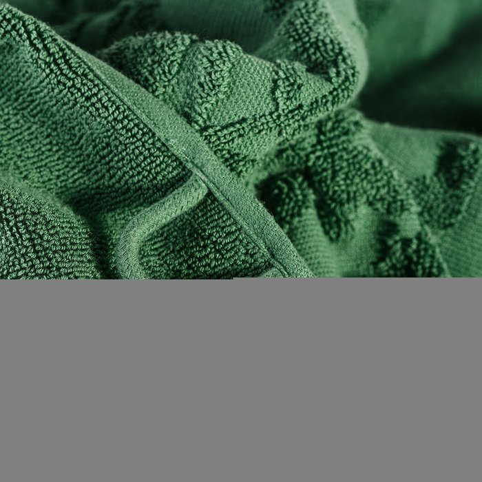 Полотенце Fleur для ванной 50х90 зеленого цвета - купить Банные полотенца по цене 450.0