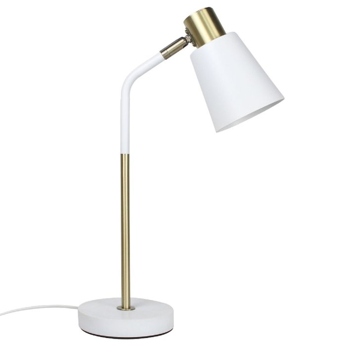 Настольная лампа UML-B700 E27 WHITE (металл, цвет белый)