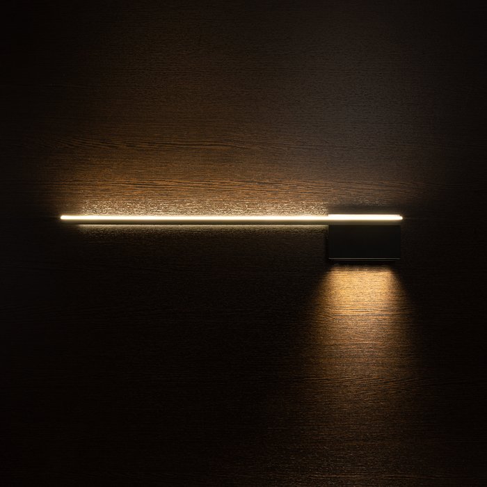 Декоративная подсветка Sargas черного цвета - купить Бра и настенные светильники по цене 4278.0