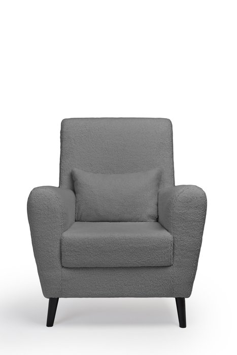 Кресло Либерти серого цвета - купить Интерьерные кресла по цене 18920.0