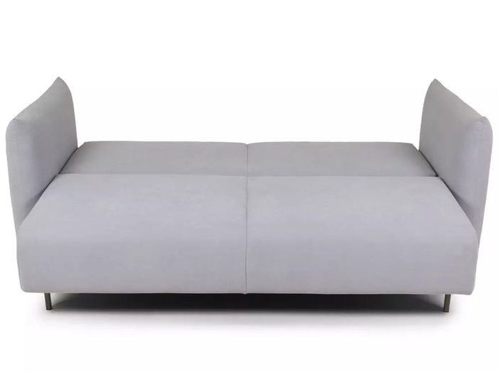 Диван-кровать Menfi серого цвета с металлическими ножками - лучшие Прямые диваны в INMYROOM