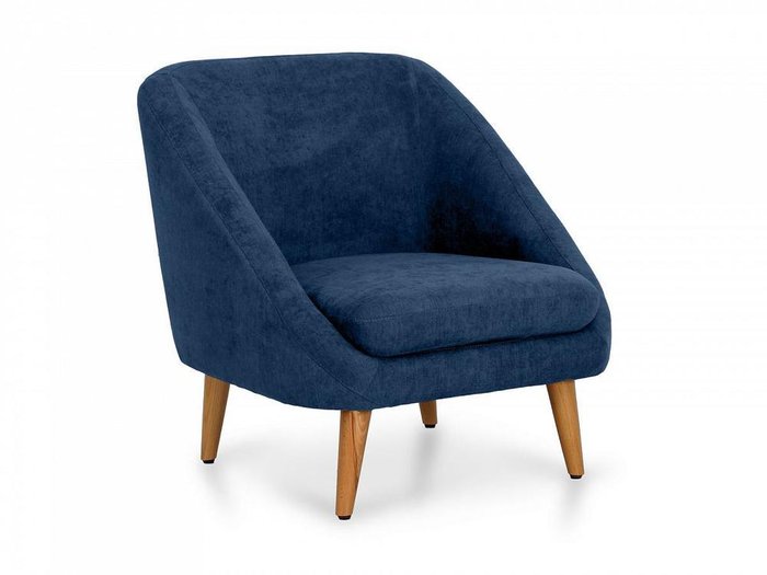 Кресло Corsica темно-синего цвета - купить Интерьерные кресла по цене 33390.0