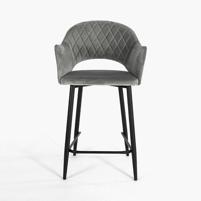 Барный стул Белладжио серого цвета - купить Барные стулья по цене 13900.0