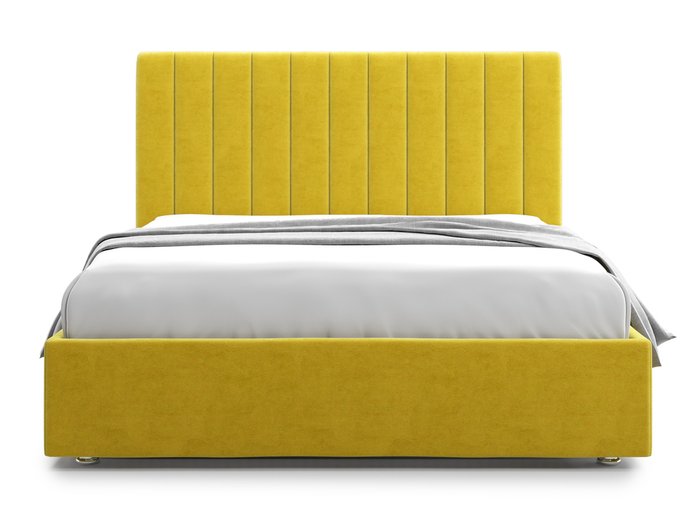 Кровать Premium Mellisa 160х200 желтого цвета с подъемным механизмом - купить Кровати для спальни по цене 73400.0