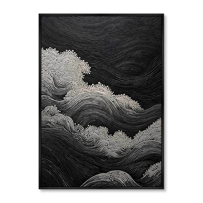 Набор из двух репродукций картин Restless ocean, 2024г. - купить Картины по цене 49998.0