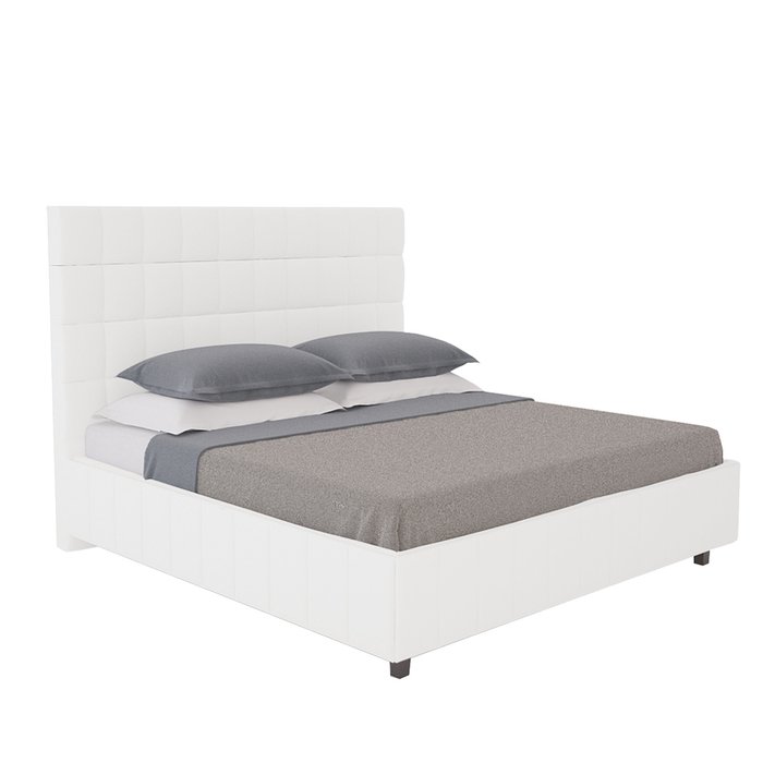 Кровать Shining Modern с мягким изголовьем и прочным деревянным каркасом 180х200 