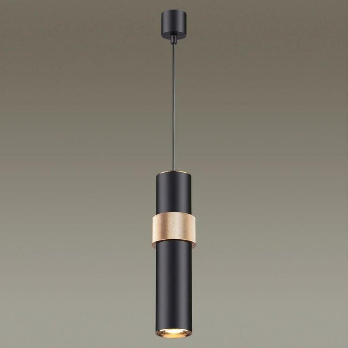 Подвесной светильник Afra черно-золотого цвета  - лучшие Подвесные светильники в INMYROOM