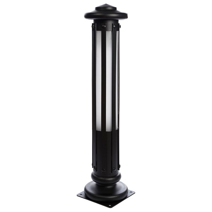 Уличный фонарь Колонна черного цвета - купить Наземные светильники по цене 29990.0