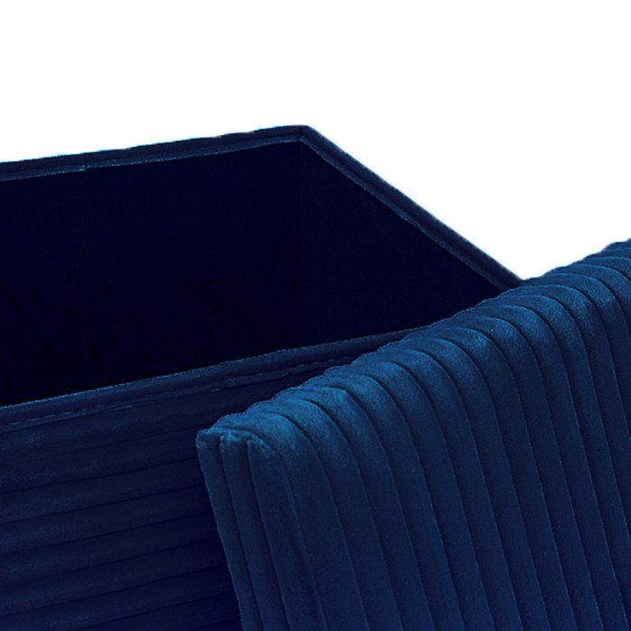 Пуфик складной темно-синего цвета IMR-1373217 - лучшие Пуфы в INMYROOM