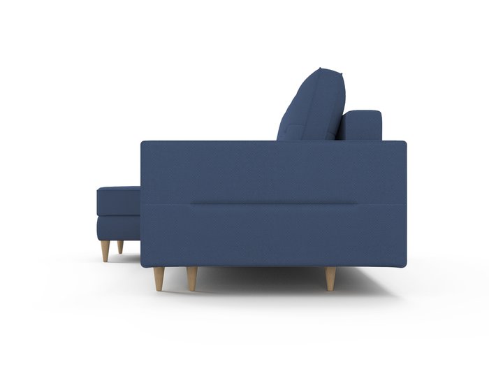 Угловой диван-кровать Вестор темно-синего цвета - лучшие Угловые диваны в INMYROOM