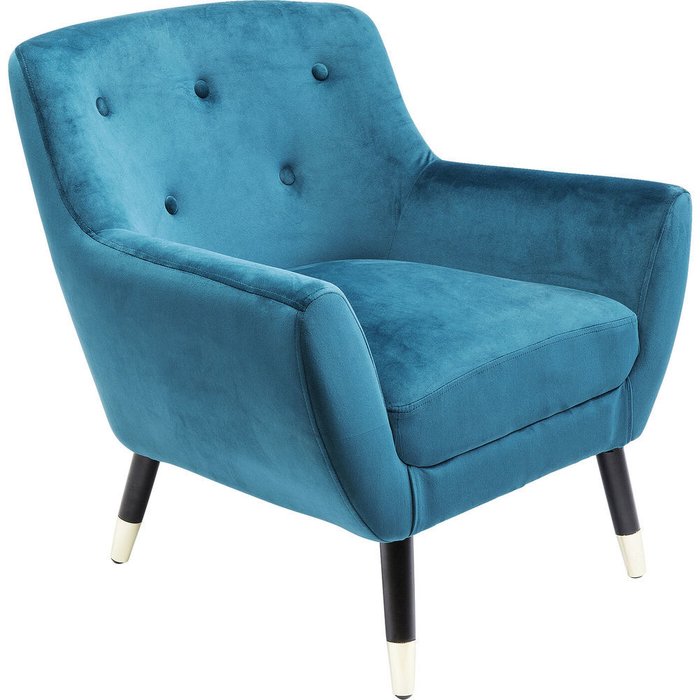 Кресло Olga синего цвета - купить Интерьерные кресла по цене 38950.0