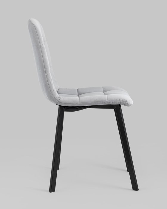 Стул Oliver Square светло-серого цвета - лучшие Обеденные стулья в INMYROOM