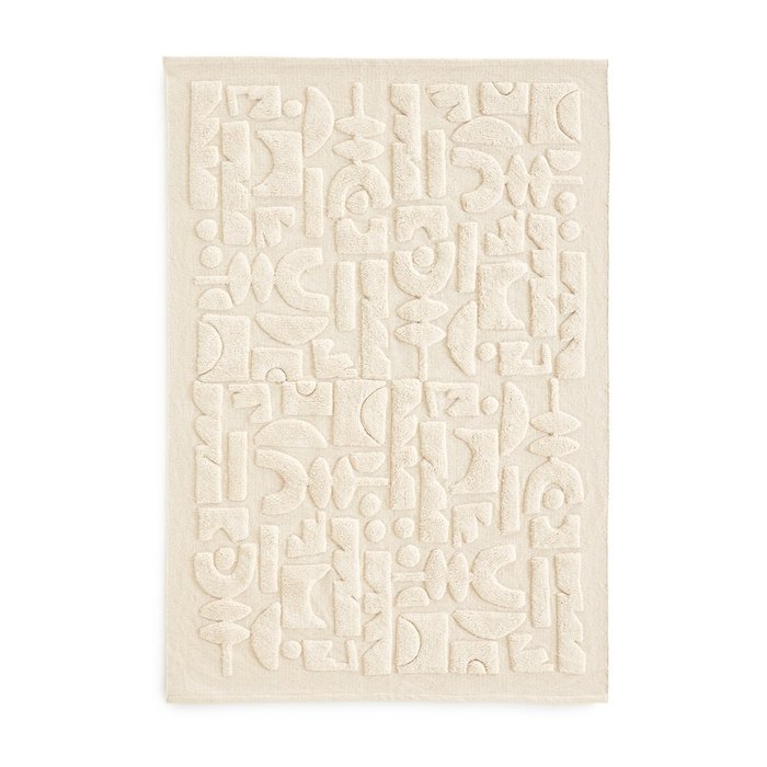 Ковер Podotak 120x180 бежевого цвета