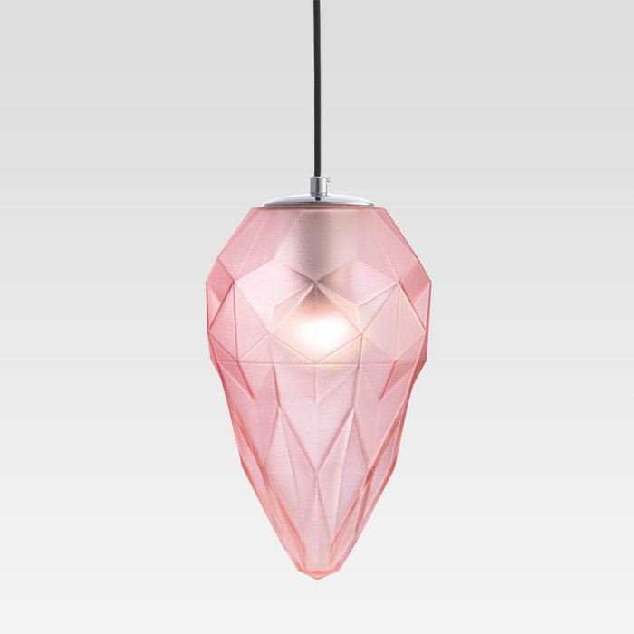 Подвесной светильник Globo с плафоном розового цвета - купить Подвесные светильники по цене 4720.0