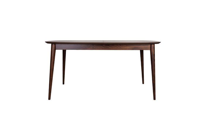 Раздвижной обеденный стол Кадис темно-коричневого цвета - купить Обеденные столы по цене 41860.0