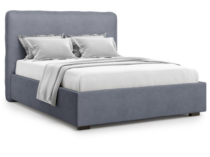 Кровать Brachano 160х200 серого цвета с подъемным механизмом  - купить Кровати для спальни по цене 38000.0