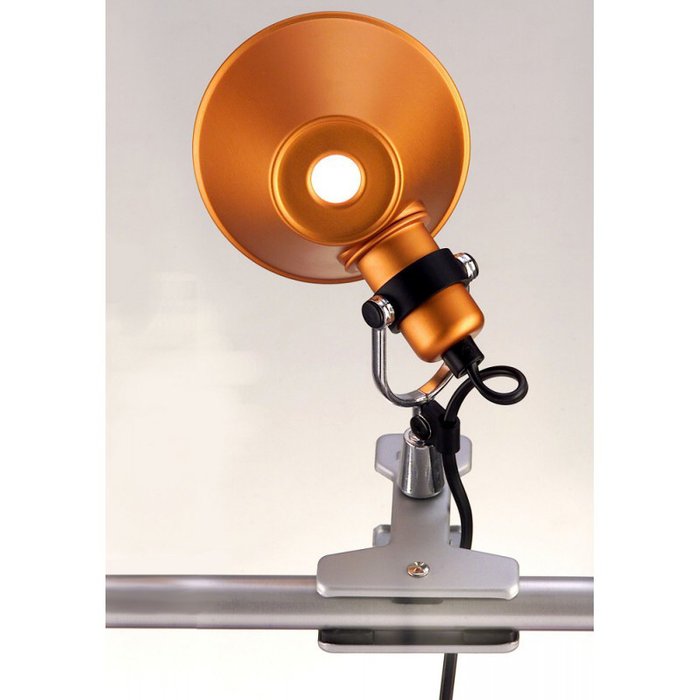 Настенный светильник Artemide TOLOMEO MICRO INC PINZA ARANCIO - лучшие Бра и настенные светильники в INMYROOM