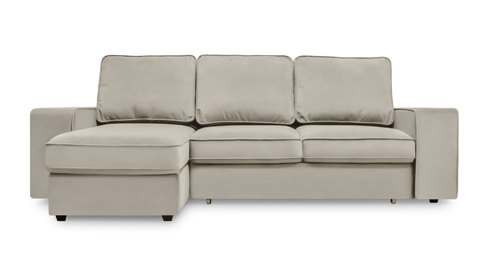 Угловой диван-кровать Монако бежевого цвета - купить Угловые диваны по цене 88600.0