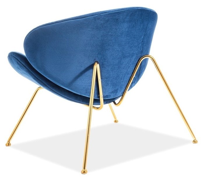 Кресло  Major темно-синего цвета - купить Интерьерные кресла по цене 37034.0