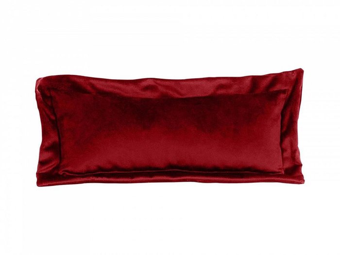 Подушка декоративная Relax 25х50 бордового цвета 