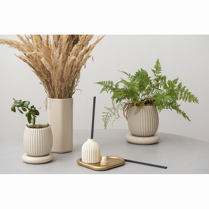 Диффузор ароматический vetiver & black cypress из коллекции Edge 200 мл бежевого цвета - купить Ароматы для дома по цене 3790.0