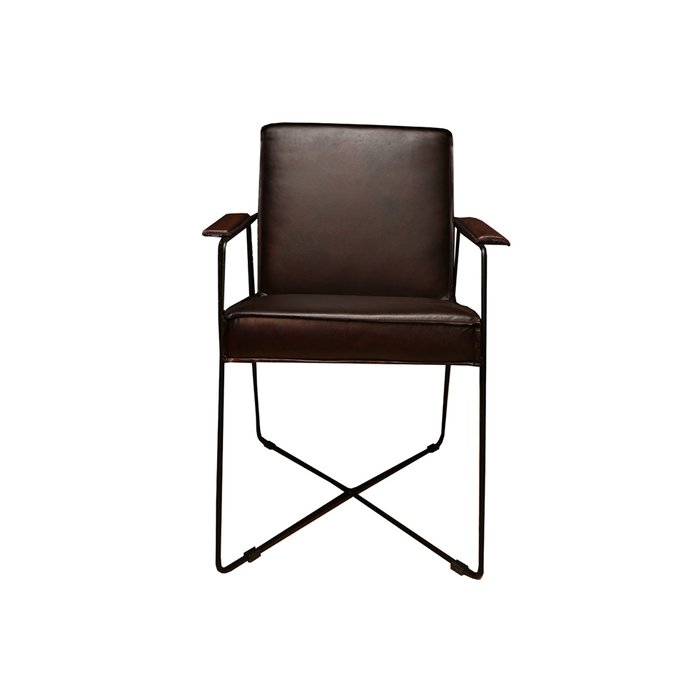 Стул Shanghai с обивкой из натуральной кожи - купить Обеденные стулья по цене 49500.0