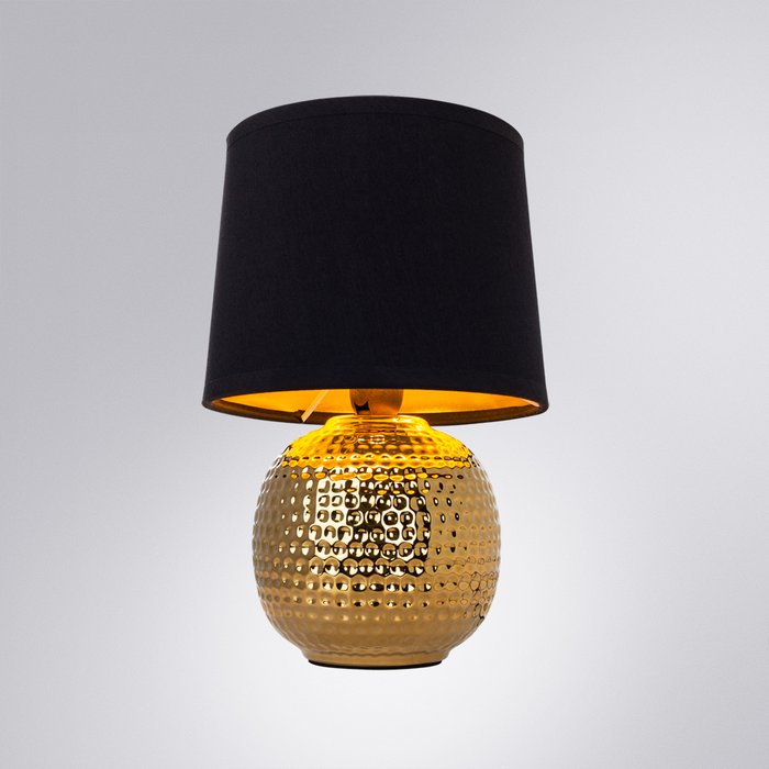 Настольная лампа Merga черно-золотого цвета - купить Настольные лампы по цене 1990.0