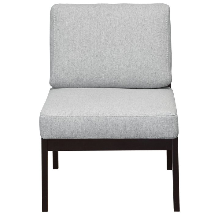 Кресло Массив серого цвета - купить Интерьерные кресла по цене 10332.0