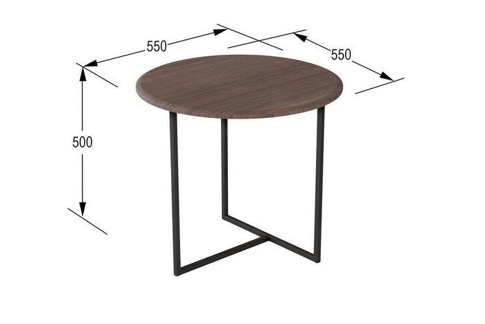 Стол кофейный Альбано цвета акация - купить Кофейные столики по цене 3860.0