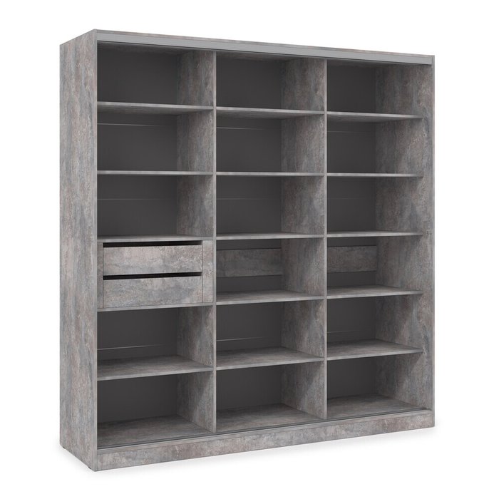 Шкаф-купе Comfort 24.8 серого цвета - купить Шкафы-купе по цене 107202 Шкаф-купе Comfort 24.8 серого цвета - купить Шкафы-купе по цене 107202