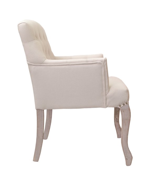 Классическое кресло Deron beige бежевого цвета - купить Интерьерные кресла по цене 36400.0