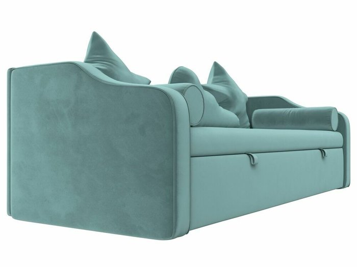 Детский диван-кровать Рико бирюзового цвета - лучшие Прямые диваны в INMYROOM