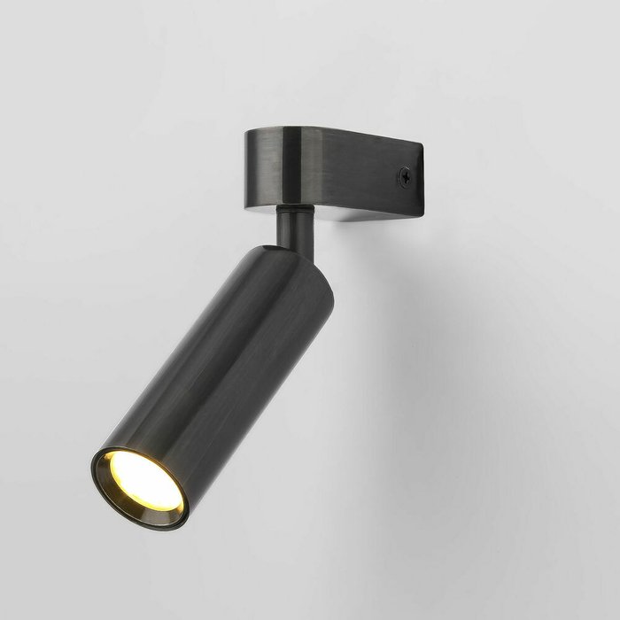 Настенный светильник 20143/1 LED черный жемчуг Pitch