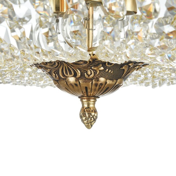 Потолочная люстра Tiara с металлическим основанием - лучшие Потолочные люстры в INMYROOM
