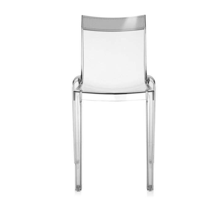 Стул Hi-Cut прозрачный с серой вставкой  - купить Обеденные стулья по цене 36121.0