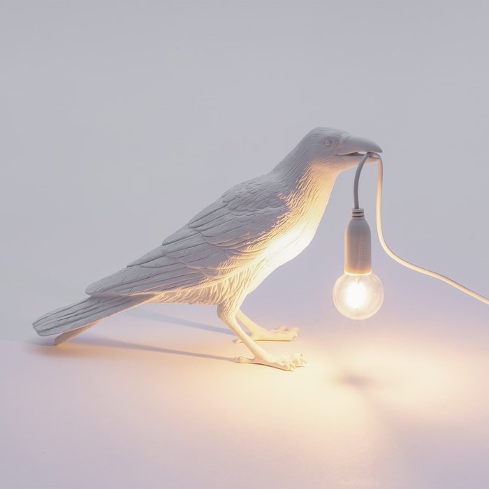 Настольная лампа Bird White Waiting - купить Настольные лампы по цене 14540.0