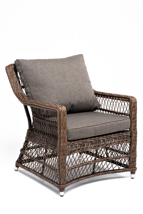 Кресло Гранд Латте коричневого цвета - лучшие Садовые кресла в INMYROOM