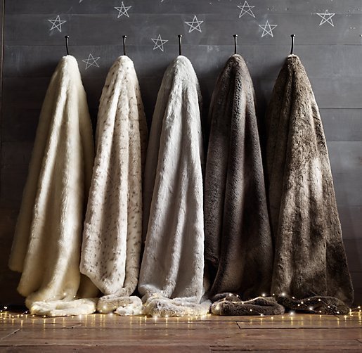 Плед Luxe faux fur - купить Пледы по цене 15178