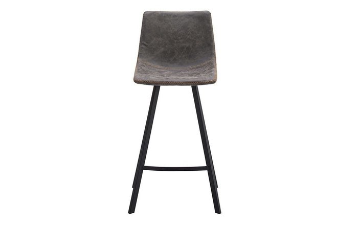 Полубарный стул серого цвета - купить Барные стулья по цене 12300.0
