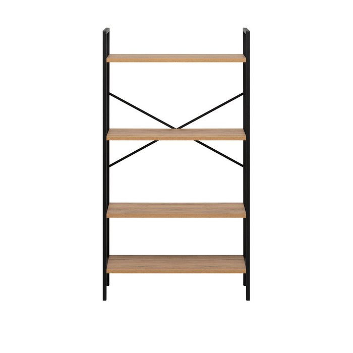 Стеллаж Стилвуд 24 черно-бежевого цвета - купить Стеллажи по цене 3320