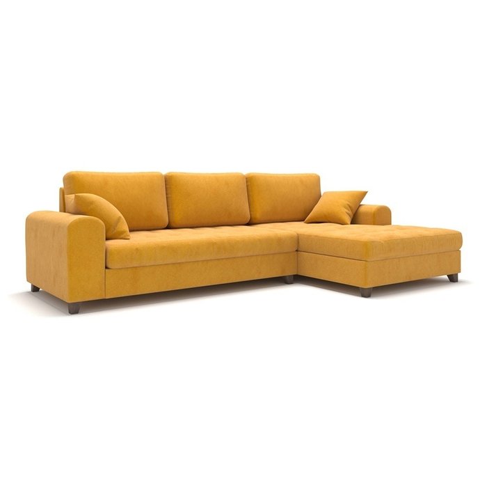 Диван-кровать Vittorio MT угловой желтого цвета