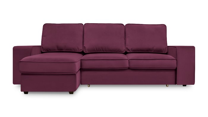 Угловой диван-кровать Монако фиолетового цвета - купить Угловые диваны по цене 88600.0